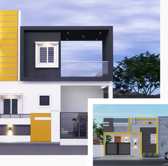 Independent 2BHK and 3BHK vastu-based villas with a secure compound wall, car parking, and modern facilities